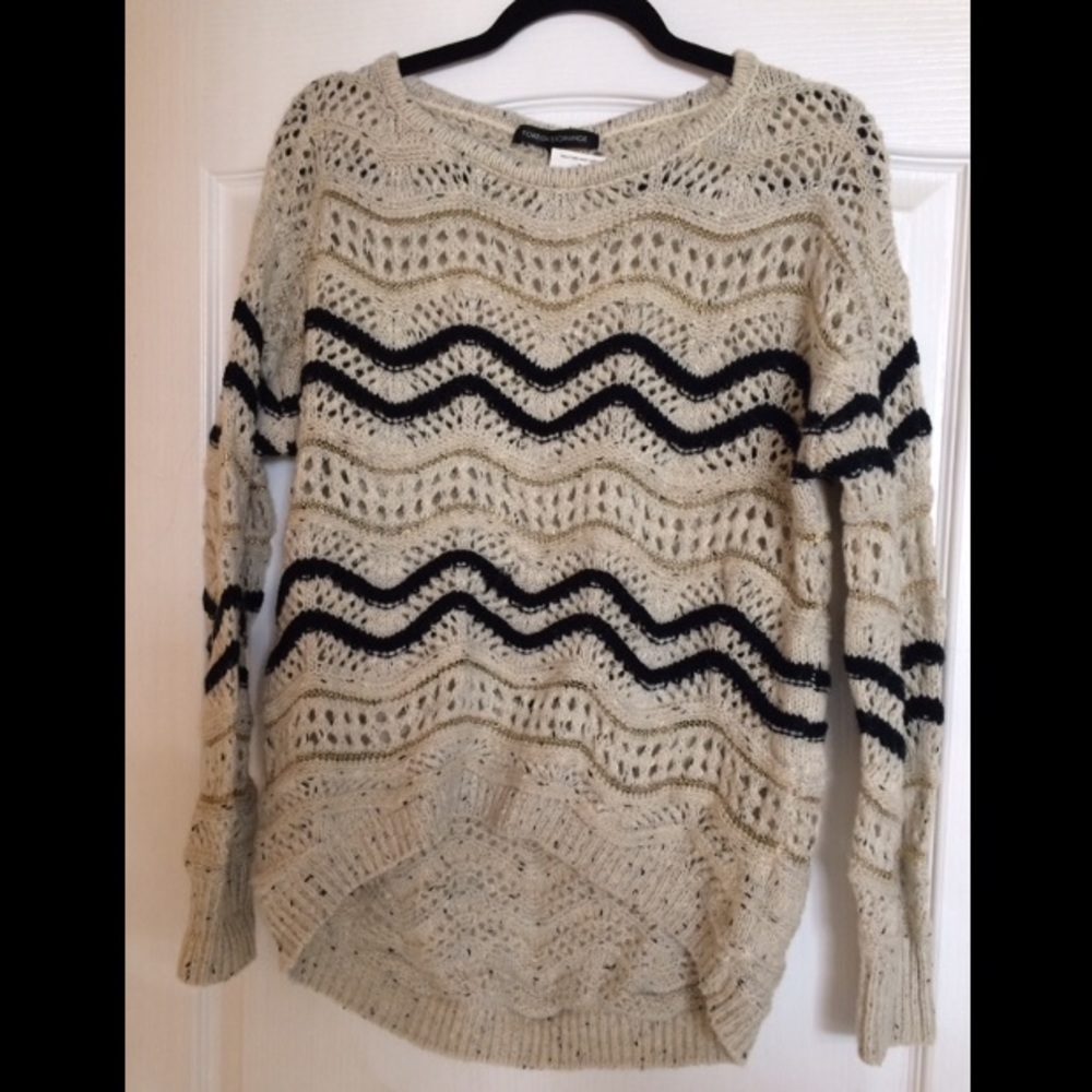 Foreign Exchange Tan Sweater