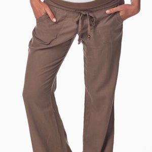 Love Tree Mocha linen pants