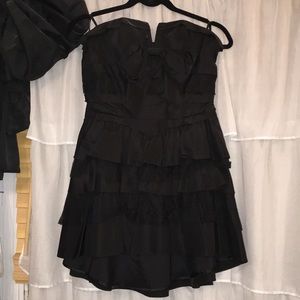 Black cocktail dress