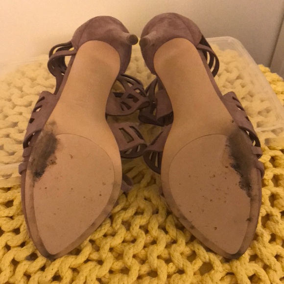 Zara Strappy Laser Cut Heels. Size 38. - Picture 5 of 7