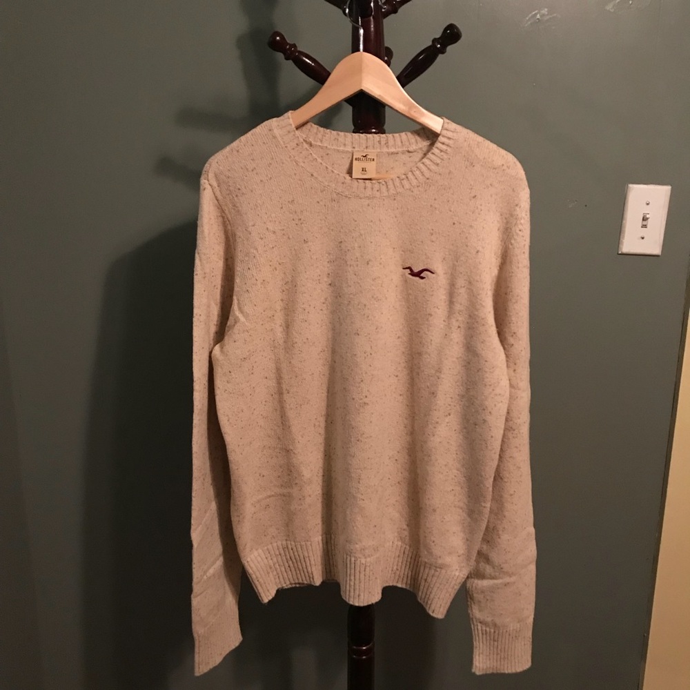 New Men’s Hollister Speckled Sweater