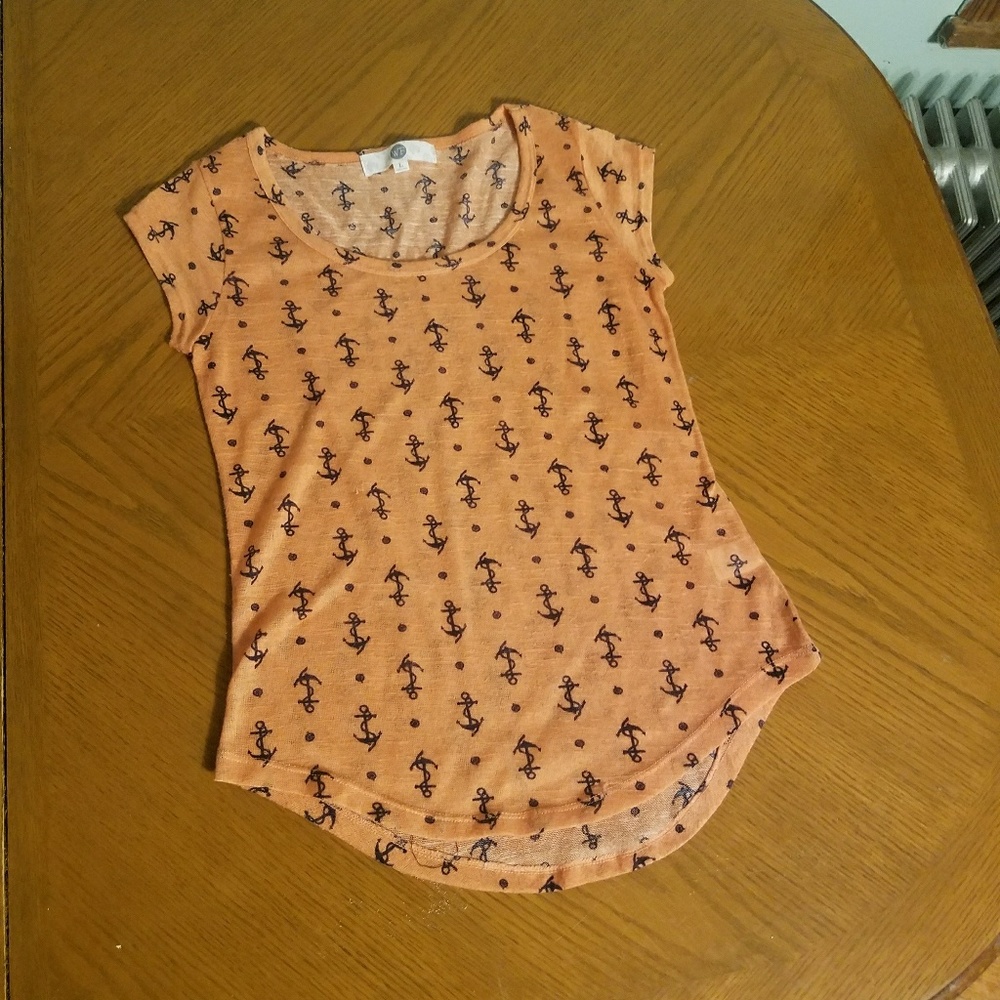 Orange Anchor Shirt