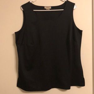 Basic black tank top