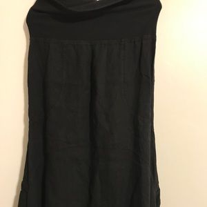 Black Linen skirt