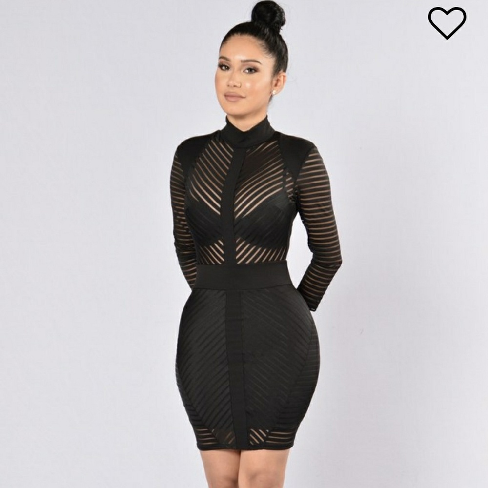 Short black dress fashion nova