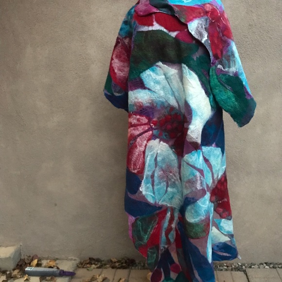 Nuno felting scarf “Bohema” - Picture 1 of 4