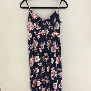 Boho floral maxi dress :))