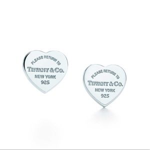 Return to Tiffany mini heart stud earrings