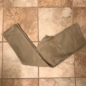 Express beige cropped legging jean - Size 6