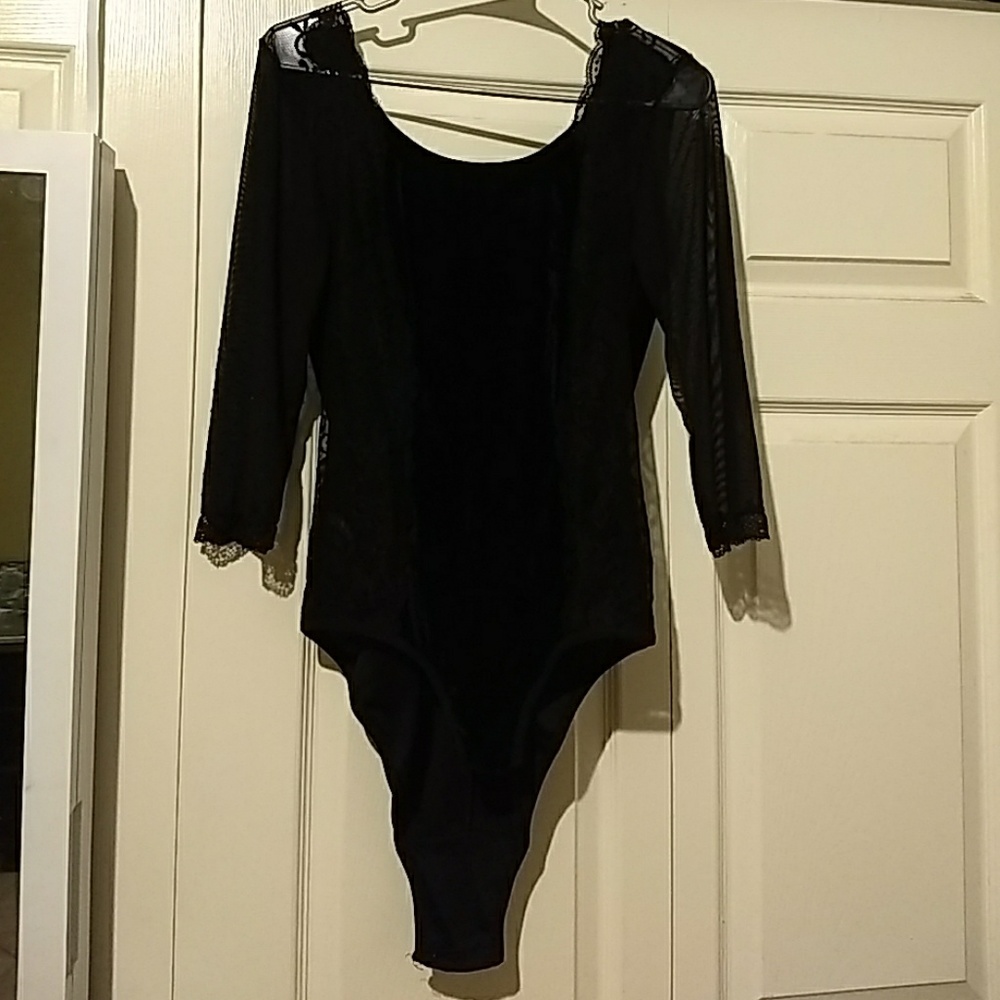Velvet bodysuit