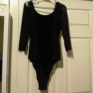 Velvet bodysuit