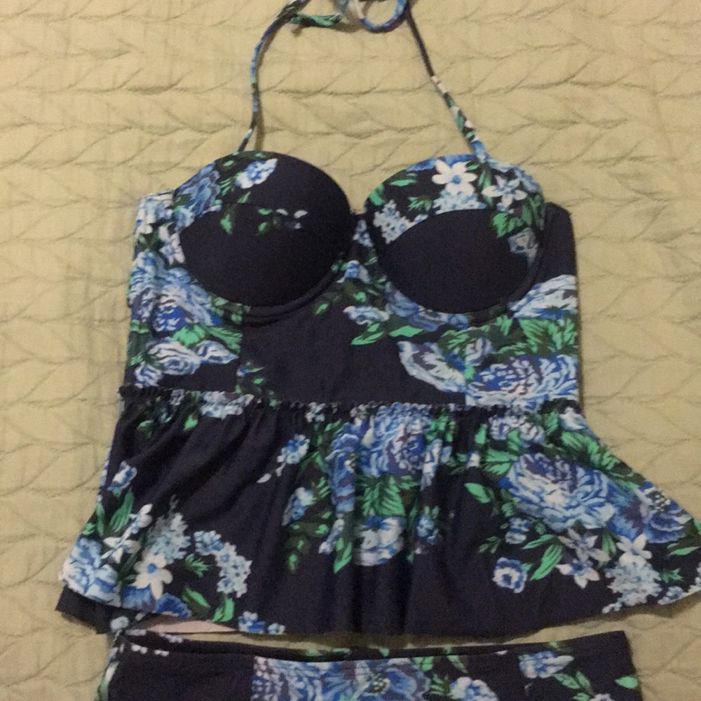 Floral bathing suit
