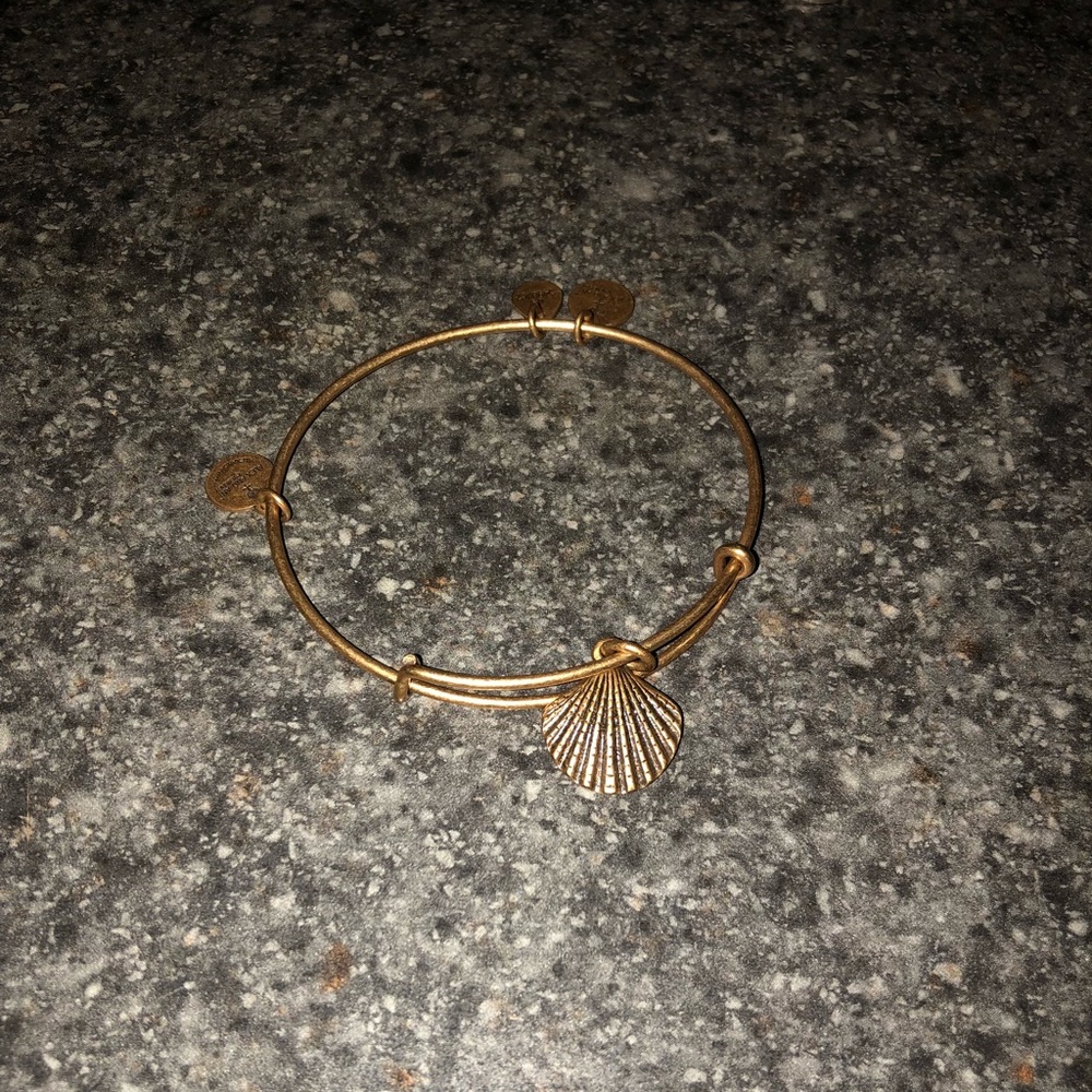 Alex and Ani Sea Shell Charm in gold