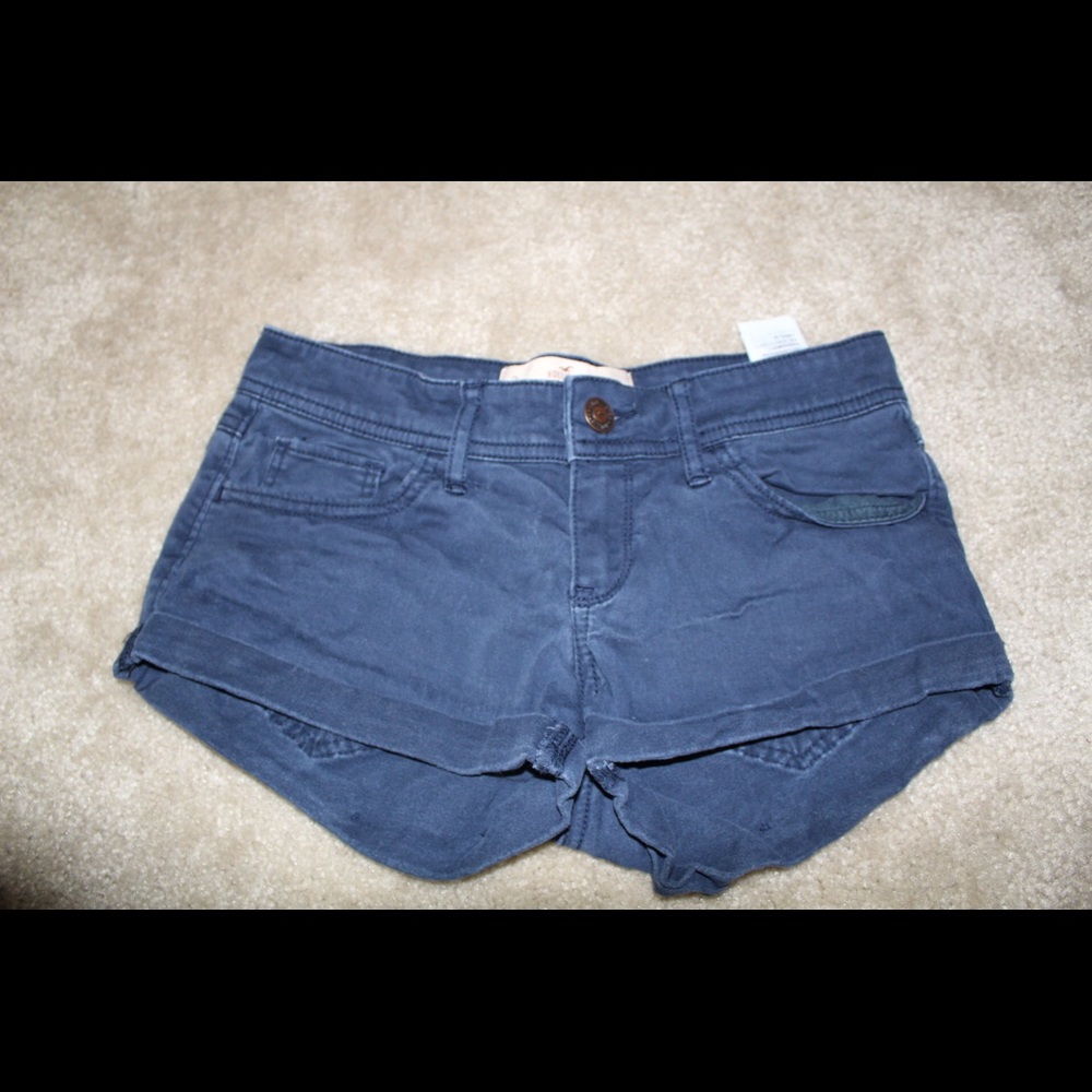 Navy blue Hollister shorts