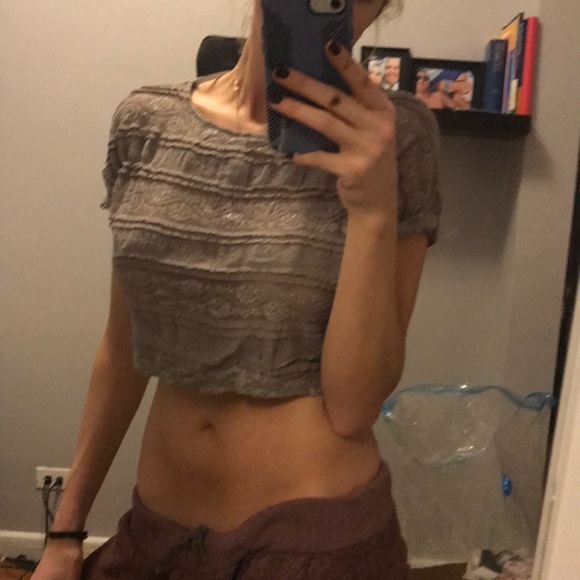 Sparkle and fade Sz M crop top - Picture 1 of 2