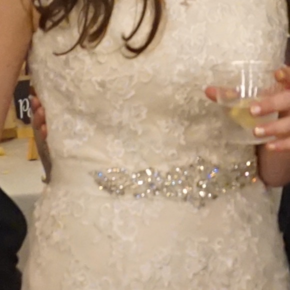 Wedding dress belt main image 2