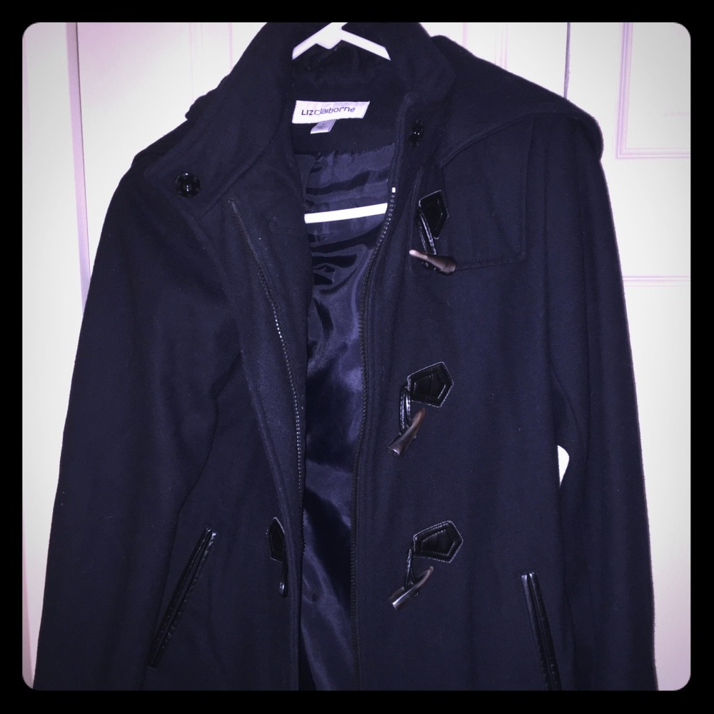 Liz Claiborne Navy Winter Coat