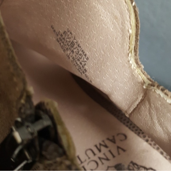 VC TAUPE SUEDE/ LEATHER ANKLE BOOTIE