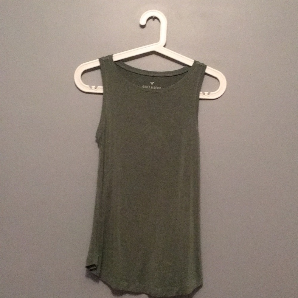 Olive Green Tank Top
