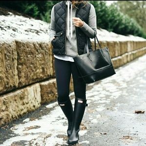 Black fleece leggings