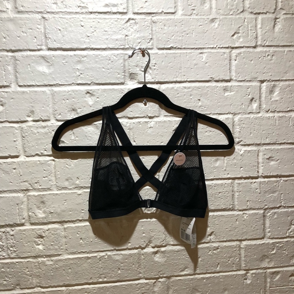 Black Fishnet Bralette