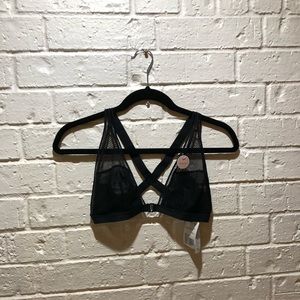 Black Fishnet Bralette