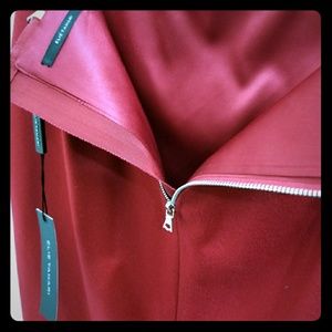 NEW Elie Tahari Bennet Skirt (Red) Wool & Cashmere