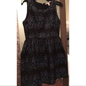 Forever 21 Blue/Black Sleeveless Dress