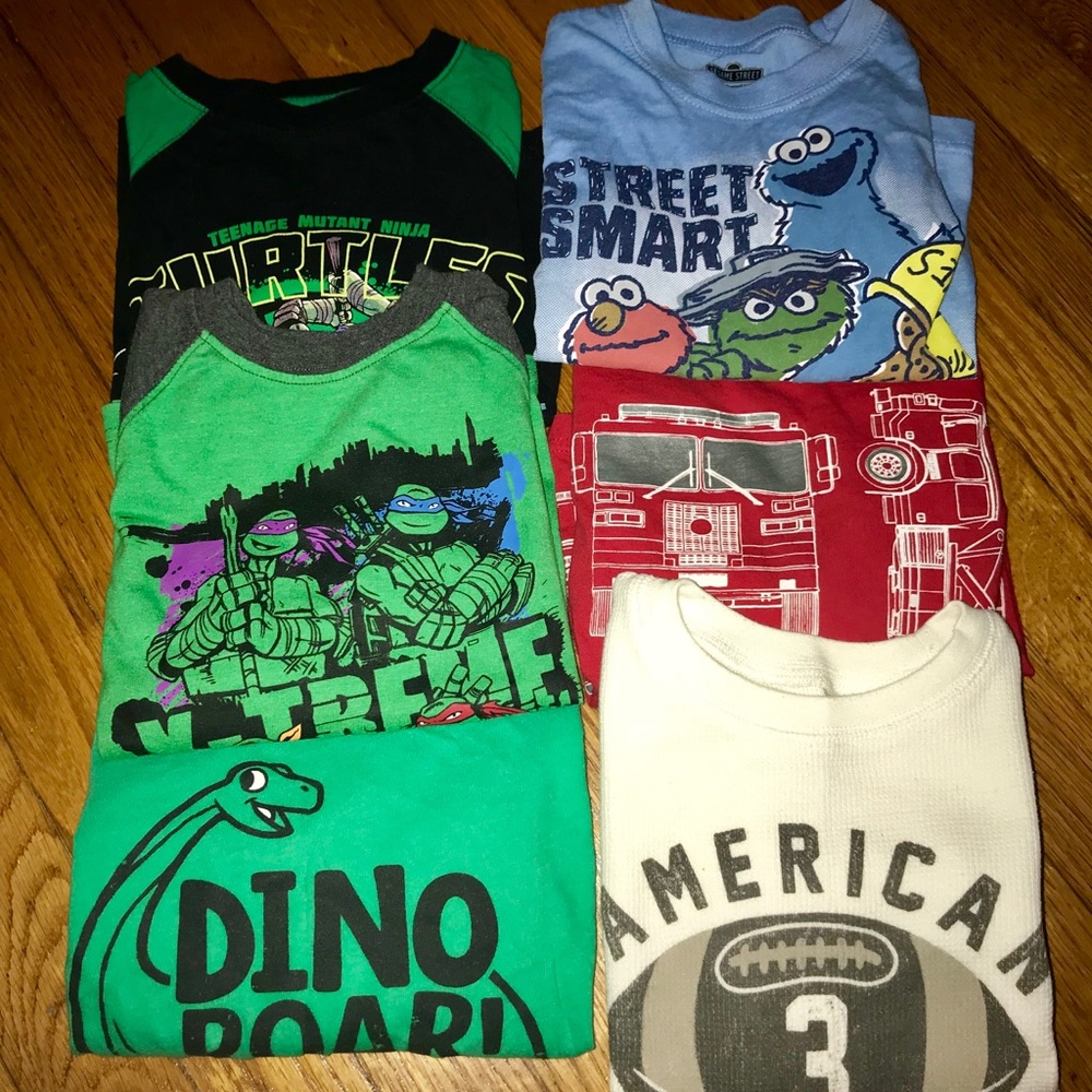 Toddler Boy Long Sleeve T-shirt Bundle