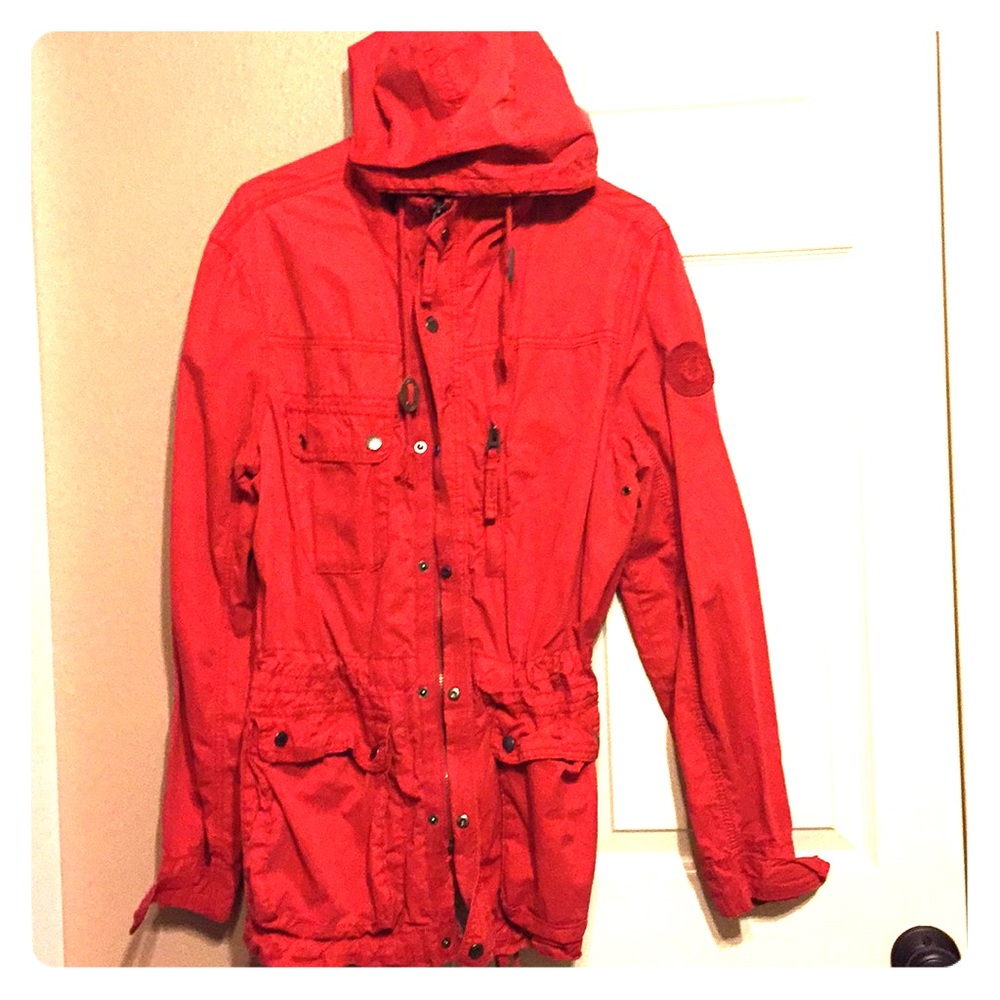 AE Red Cargo Jacket