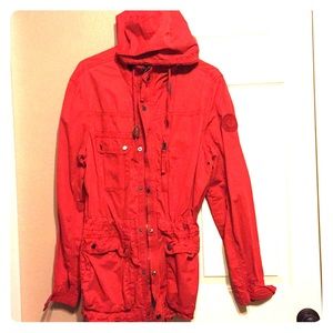 AE Red Cargo Jacket