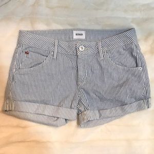 Hudson Pinstripe Shorts