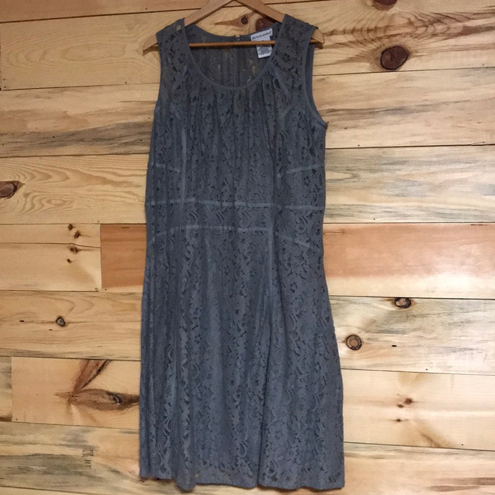 Grey Lace Dress