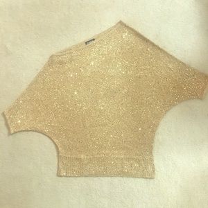 Bebe asymmetrical off the shoulder sweater