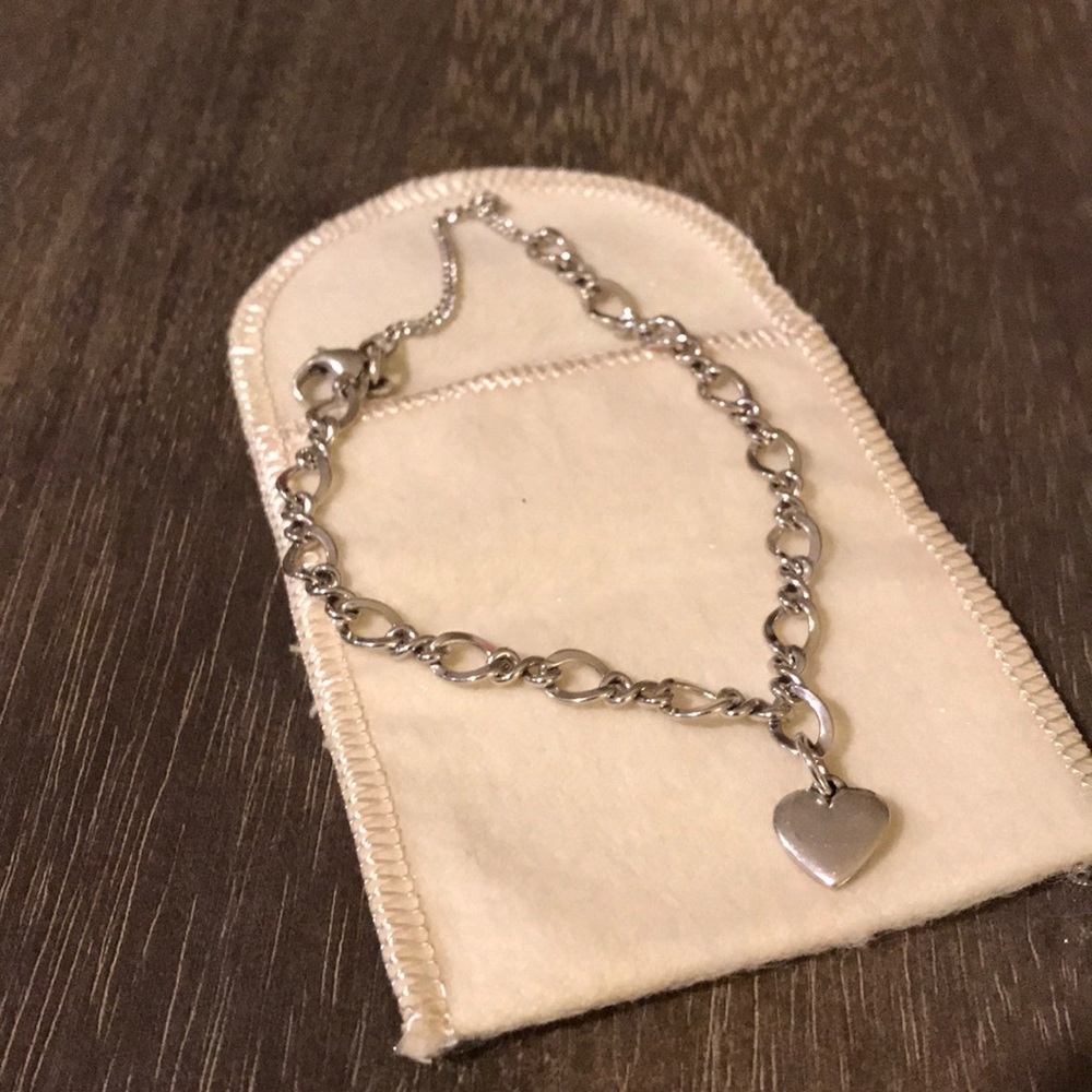 James Avery charm bracelet with heart charm