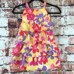 Hannah Anderson Floral tank ruffle dress