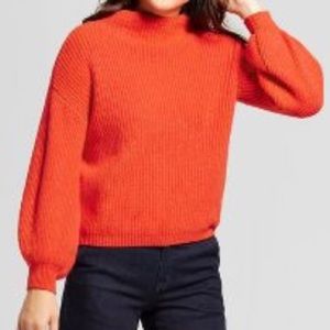And ea way puff sleeve sweater
