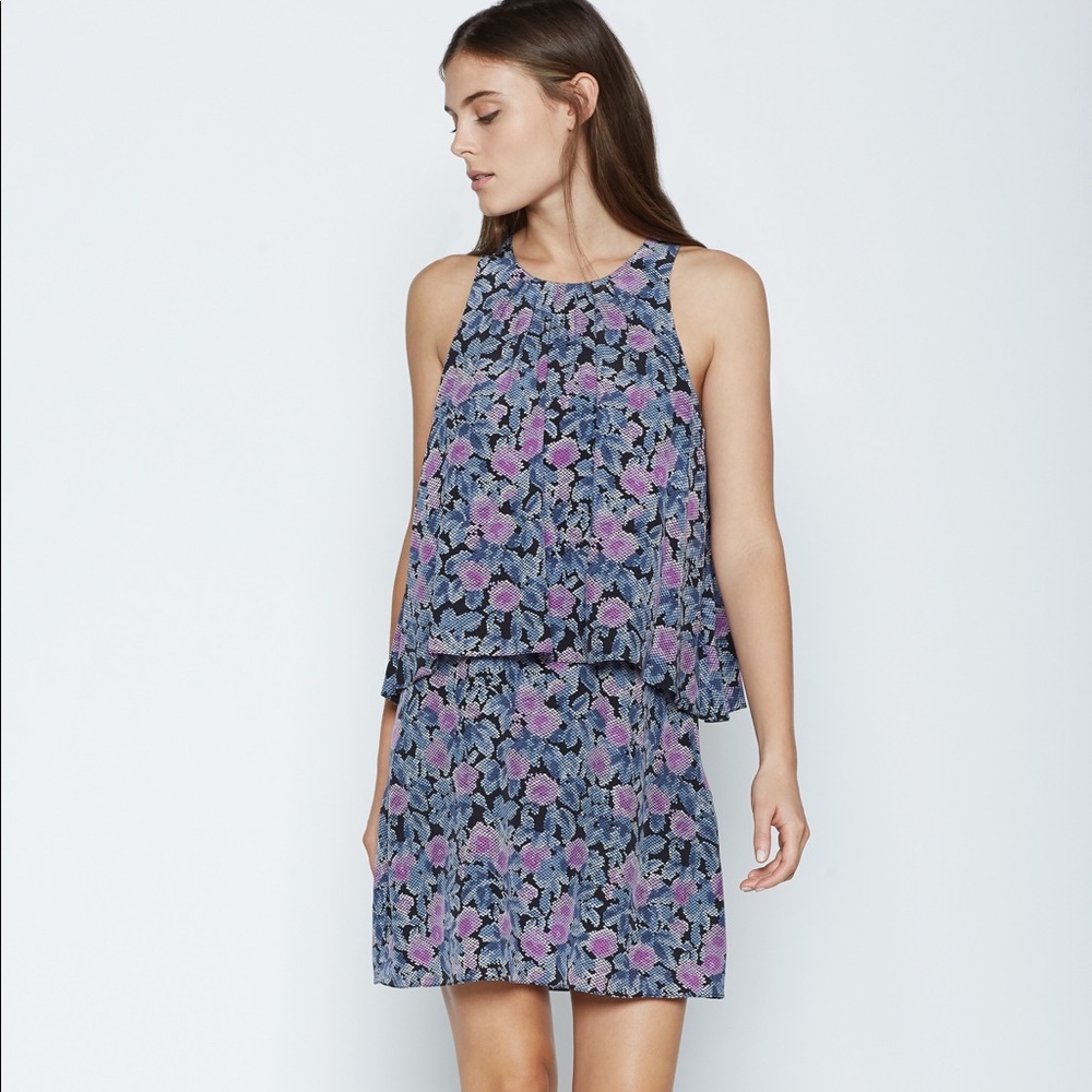 NWT Joie Everla Floral Silk Dress