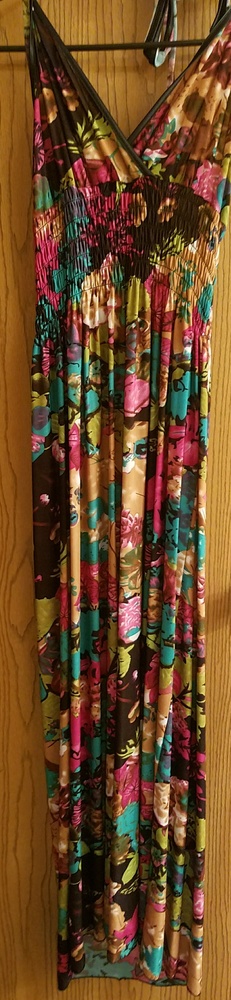 Maxi halter dress MAKE OFFER!!