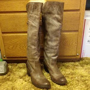 Frye Jane over the knee boots (size8) *worn once*
