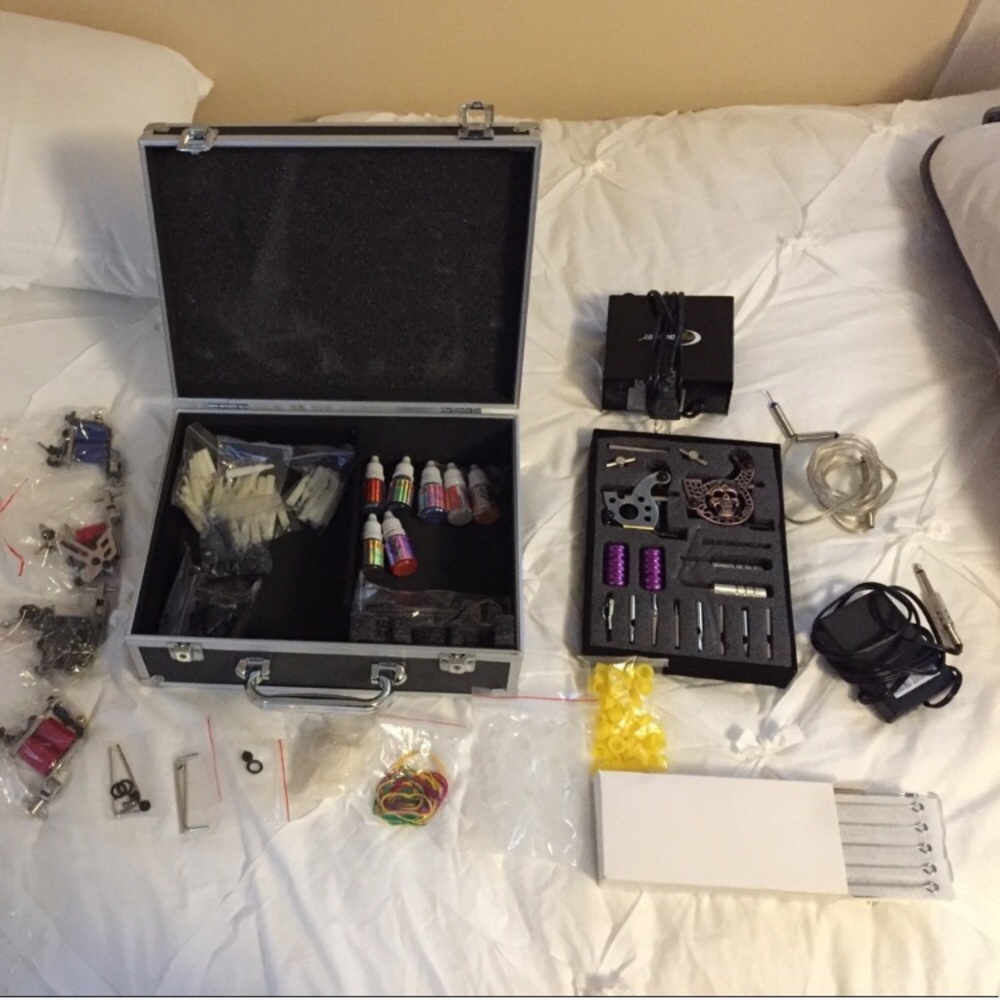 Eyepower Starter Tattoo Kit with Multiple Machines