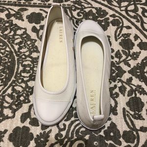 Ralph Lauren slip on flats/boat shoes