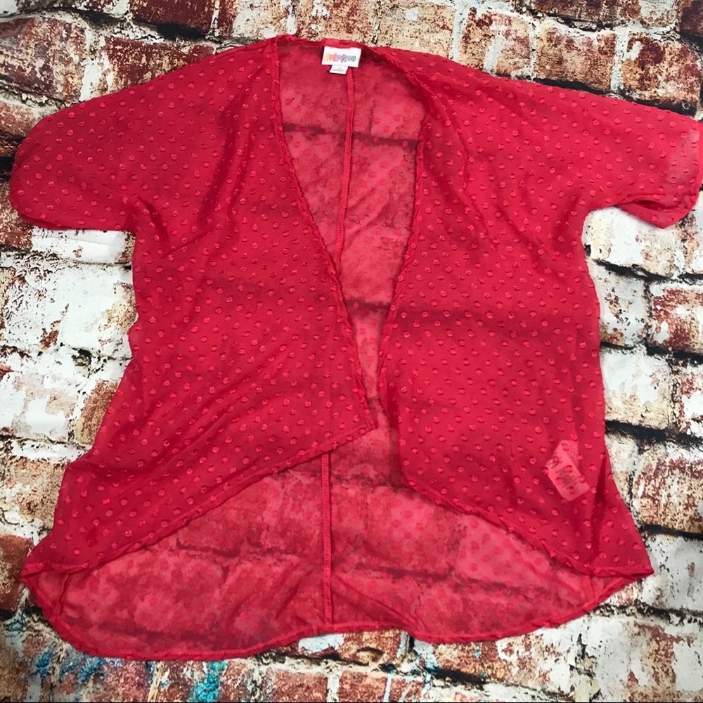 Lularoe Bianka hot pink kimono wrap