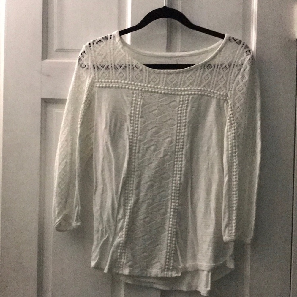 Sonoma women’s small crocheted top