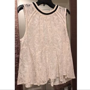 Free People Lace Top