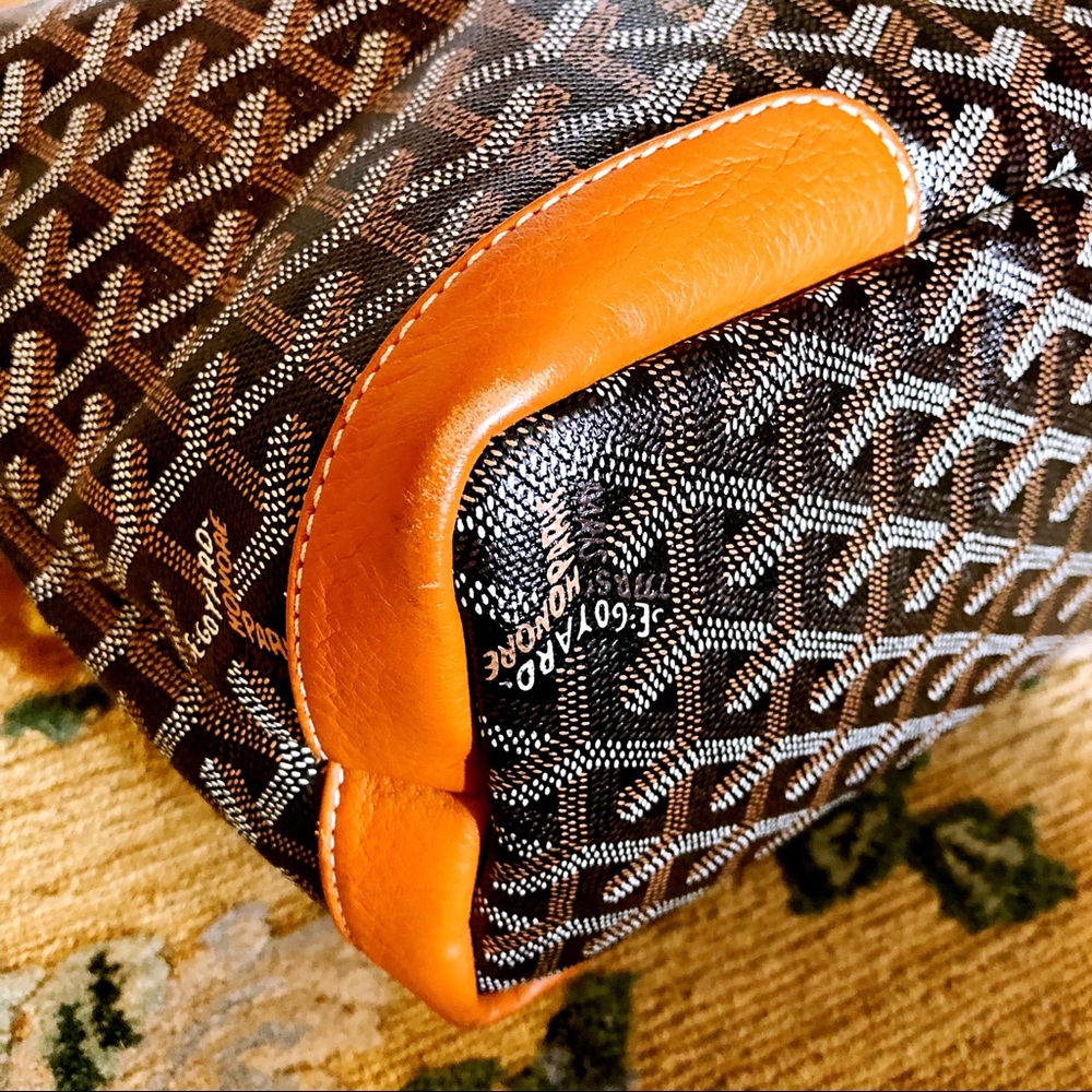 AUTHENTIC GOYARD FRANCE GRENADINE Bag Purse Lk New - Picture 8 of 8
