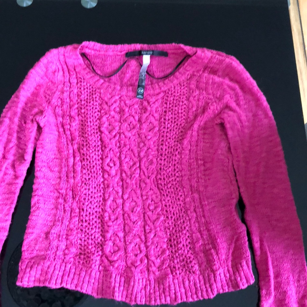 Very pretty, silky soft, Kensie sweater.