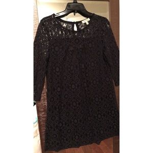 Navy Lace Dress