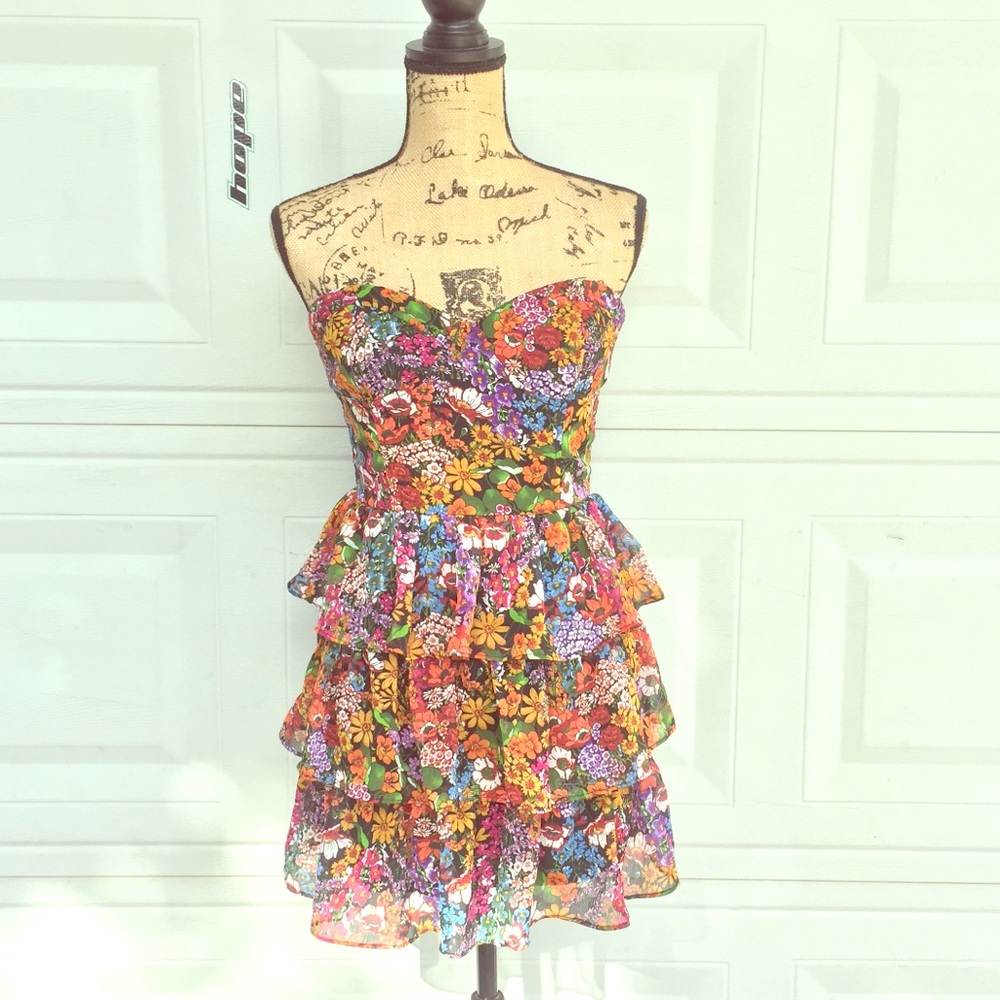 Floral tube dress gorgeous 😍