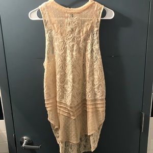 Free People Crochet Tank Top
